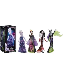 4/Pack Disney Villains Black & Brights Puppensammlung NEU GEÖFFNETE VERPACKUNG - BESCHÄDIGUNG - Bild 1 von 18