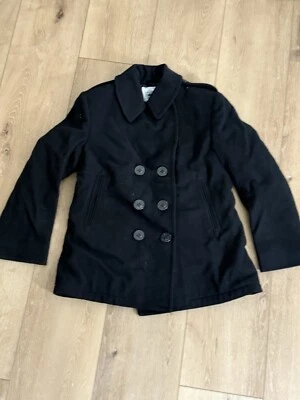 Chaquetón de lana vintage Sterlingwear of Boston USN azul marino de Estados Unidos talla 10S hecho en EE. UU. Foto 1 de 4