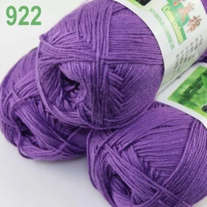 Sale 3BallsX50gr Bamboo Cotton Baby Blankets Hand Knitting Crochet Yarn 22 - Picture 1 of 12