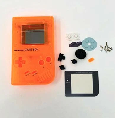 Nintendo Game Boy DMG-01 Original Clear Orange Replacement Housing