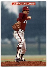 1989 Tastykake Philadelphia Phillies Larry McWilliams