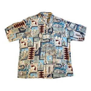 Campia Moda Hawaiana Camisa Golf Agujero 18 Golf Talla XL Ray Mangas Cortas - Imagen 1 de 5