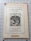 The Valkyrie Richard Wagner Breitkopf Hartel Vintage Paperback Book