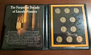 The Forgotten Decade of Lincoln Pennies From The 1950's 10 coin Set - Picture 1 of 1