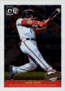 Donruss Optic Highlights #8 2019 Juan Soto - casi nuevo-como nuevo - Imagen 1 de 2