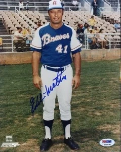 Eddie Mathews Psa/dna Signed 8x10 Photo Autograph Authentic - Picture 1 of 1