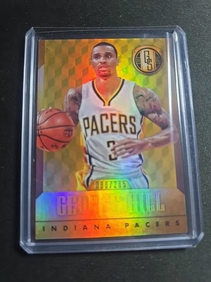 George Hill 2014-15 Panini Gold Standard Gold Indiana Pacers/285 Foto 1 de 2