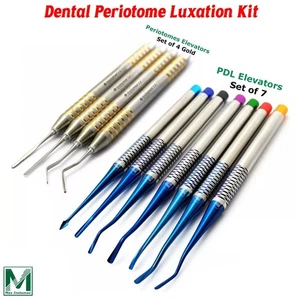 Elevadores de luxación dental PDL Kit de extracción de raíces de luxación de periotomas - Imagen 1 de 4