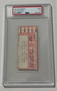 ELVIS PRESLEY Chicago Concert Ticket 5/1 1977 Chicago Stadium PSA Authenticated - Picture 1 of 6