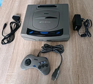 SEGA SATURN Grise Grey - Dézoné RegionFree- Manette - alim 12V PSU - FRAM - RGB - Imagen 1 de 18