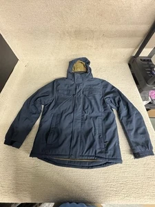 LARGE NAVY BLUE GERRY WINTER MENS HEAVY WINTER JACKET SKIING / SNOWBOARDING - Picture 1 of 10