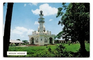 Postal de prensa vintage de la mezquita musulmana de Trinidad y Tobago Dexter - Imagen 1 de 2