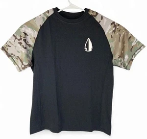 Tachuntfish THF Rashie manga corta protector contra erupciones para hombre ropa deportiva mediana camuflaje/negro - Imagen 1 de 5