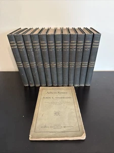 John L Stoddards Lectures - 1897 Complete 10 Vol Set +2 Supplementals Travelogue - Picture 1 of 9