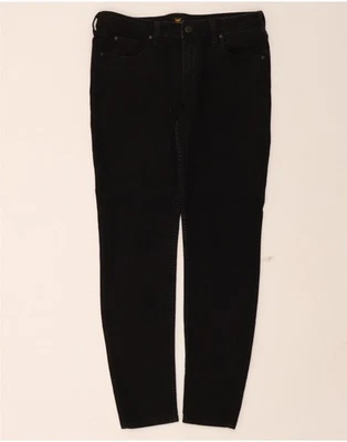 LEE Womens Scarlett Skinny Jeans W30 L31 Black Cotton DJ22 - Image 1 of 3