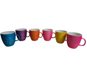 (6) MODERN EXPRESSIONS   Zodiac Mugs Horoscopes  18.6 fl. oz. (550ml)  Mixed Lot - Picture 1 of 10