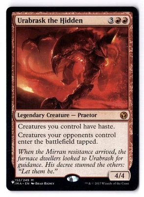 Urabrask The Hidden LP* Iconic Masters ENGLISH 152/249 mtg -UnltdCards - Image 1 of 2