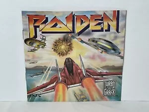NO GAME - Raiden (TurboGrafx-16, 1991) Authentic Manual Only - Picture 1 of 10