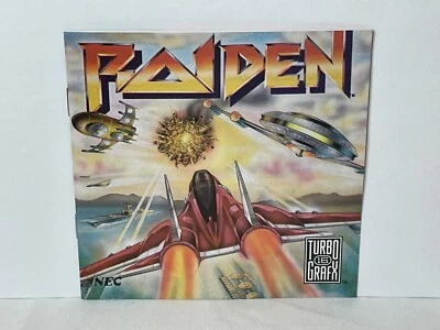 NO GAME - Raiden (TurboGrafx-16, 1991) Authentic Manual Only - Image 1 of 4