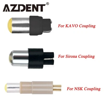 AZDENT Lampadina LED dentale illuminazione adatta per accoppiatore manipolo Ka Vo NSK COXO Sirona