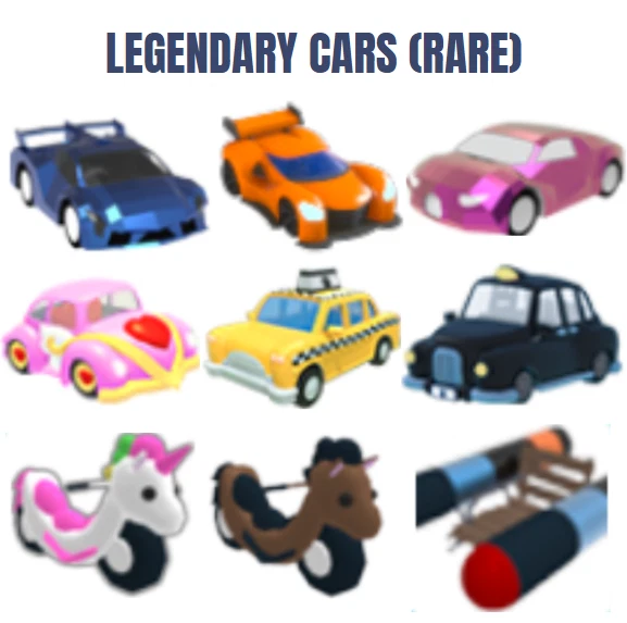 Roblox Adopt me LEGENDARY CARS