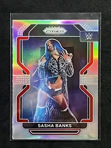 2022 Panini Prizm WWE - #102 Sasha Banks - Silver Prizm - Picture 1 of 2