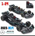 F1 2023 skala 1:24 Lewis Hamilton Mercedes AMG W14 samochód odlewany ciśnieniowo Przeczytaj opis 