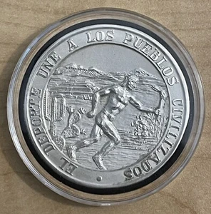 1968 Mexico Olympic Medal, Peace - Culture - Art - Bild 1 von 2