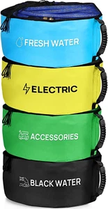 4 Pack Waterproof RV Hose Storage Bags, RV Accessories for Inside, RV Utility Ba - Picture 1 of 12