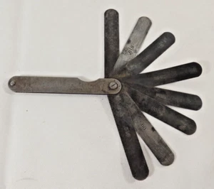 Vintage STARRETT No. 172A Thickness Feeler Gage 8 Blades Made in USA - Picture 1 of 6