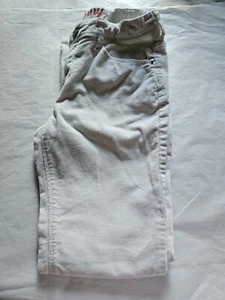 Gymboree Girls Skinny Leg Jeans- White- Corduroy- Size 10- Adjustable - Picture 1 of 4