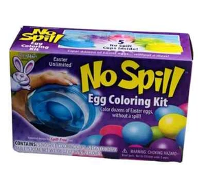 No Spill Egg Coloring Kit 5 Cups -Easter Unlimited / 5 Cups Inside - Picture 1 of 6