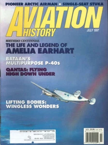 AVIATION HISTORY JUL 97. WW2 PIPER L-4 GRASHOPPER / QANTAS SUPER CONNIE AUSTRALIA - Bild 1 von 2