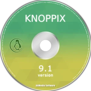 Linux Knoppix 9.1 64bit Live Bootable Installation DVD Linux Operating System - Picture 1 of 1