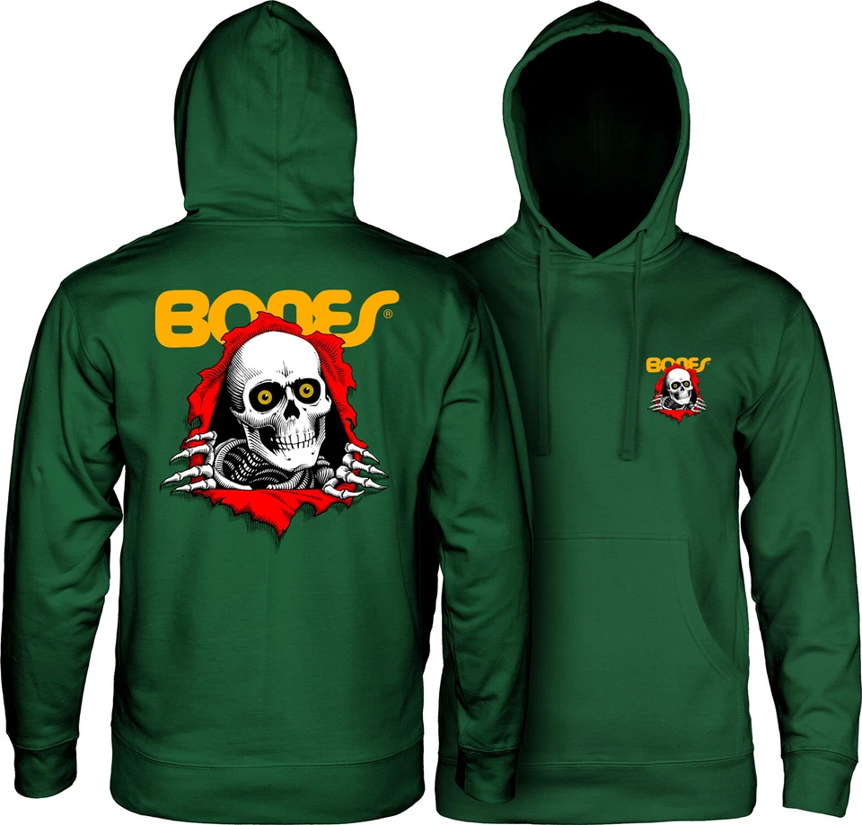 Powell Peralta Skateboard Hoody Pullover Ripper Alpine Green - Image 1 of 1