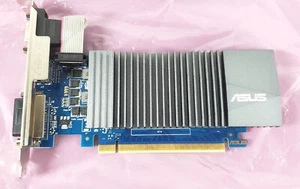 ASUS NVIDIA GeForce Gt710 2GB GDDR5 PCIe Graphics Card P/N: GT710-SL-2GD5-CSM - Picture 1 of 10