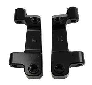 Dhawk CNC Aluminum Rear Arm Mounts Black For Team Associated RC10GT - Picture 1 of 5