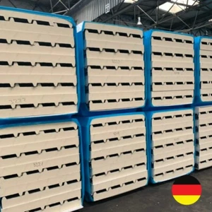 Sandwichplatten Dach 60 mm silber   Platten, zweite Wahl , 5 M  lang - Bild 1 von 6