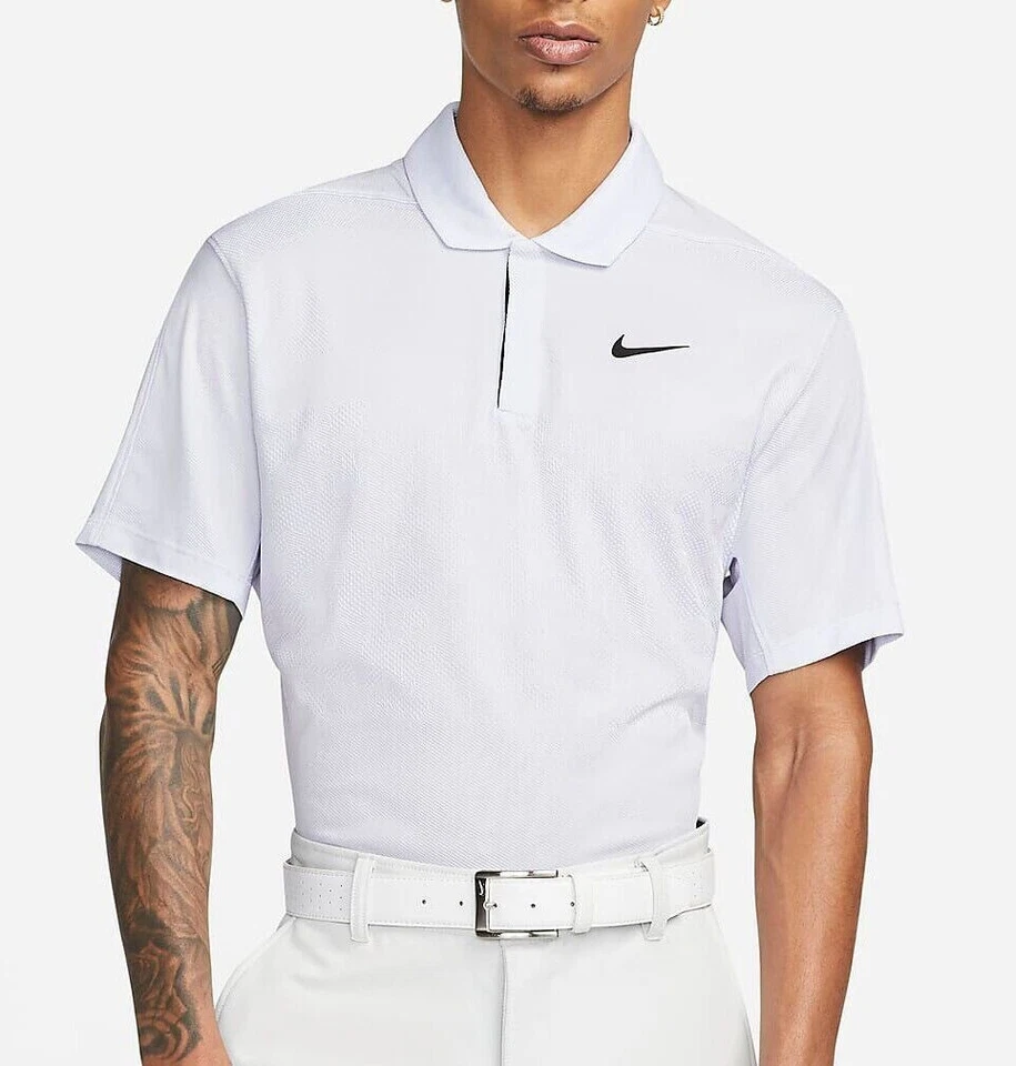 Nike Dri-Fit ADV Tiger Woods Golf Polo Shirt Oxygen Purple DR5327-536 Size XL