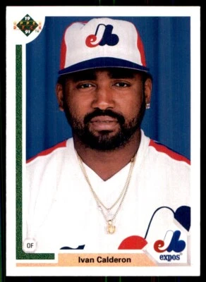 1991 Upper Deck Ivan Calderon Montreal Expos #786 - Image 1 of 2