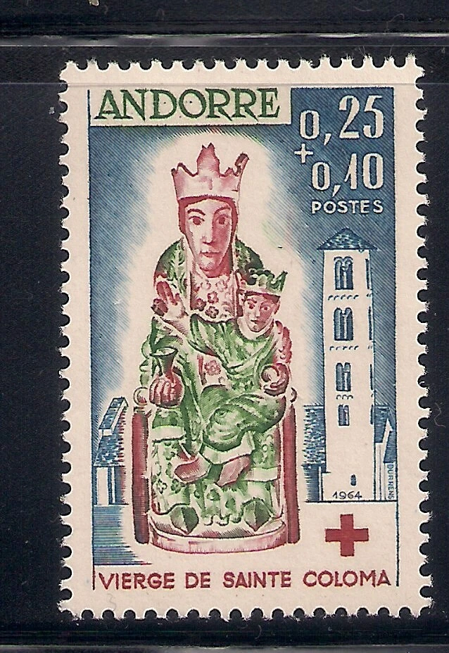 Andorra-FR  1964  Sc # B 1   Red Cross   MNH   (49794)   $ 24 - Image 1 of 1