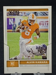 Tarjeta de novato Score Alvin Kamara 2017 RC #375 Saints Tennessee Volunteers - Imagen 1 de 2