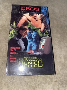 ACCESS DENIED VHS Tape 1996 Thriller Colleen McDermott Cut Box RARE - Picture 1 of 1