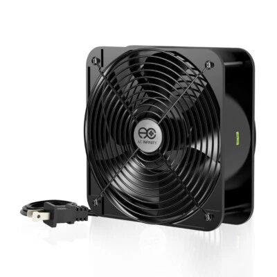 200mm 60mm Cooling Muffin Axial Fan High-Speed 120V AC 8" (HS2060A-X) - Image 1 of 4
