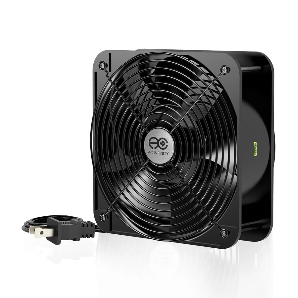 200mm 60mm Cooling Muffin Axial Fan High-Speed 120V AC 8" (HS2060A-X) - Image 1 of 4