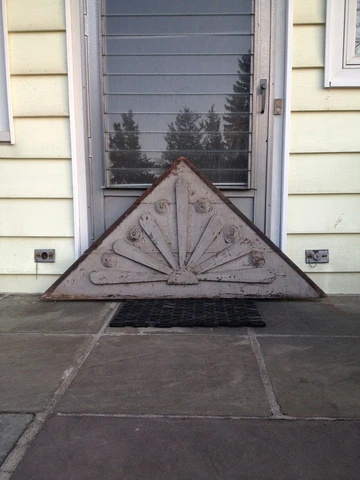VINTAGE - VICTORIAN GABLE PEDIMENT - LARGE Cover