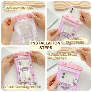 Capybara Waterproof Mobile Phone Bag Touch Screen Kapibala Airtight Phone Po GF - Zdjęcie 1 z 17