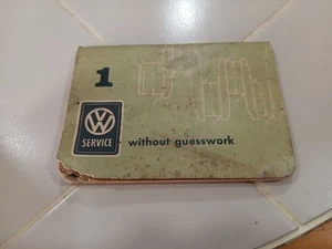 Rare Without Guesswork: 1960-61 VW Service, Original OEM Manual - Picture 1 of 5