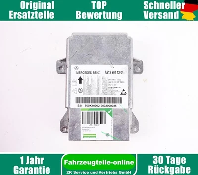 Centralina Airbag Attivata Mercedes Classe E 212 A2129014204 - Immagine 1 di 3