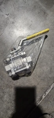 ⭐NEW⭐Jomar T-SS-1000N-4B 1"Ball Valve Stainless Steel CF8M Full Port 1000WOG - Image 1 of 4